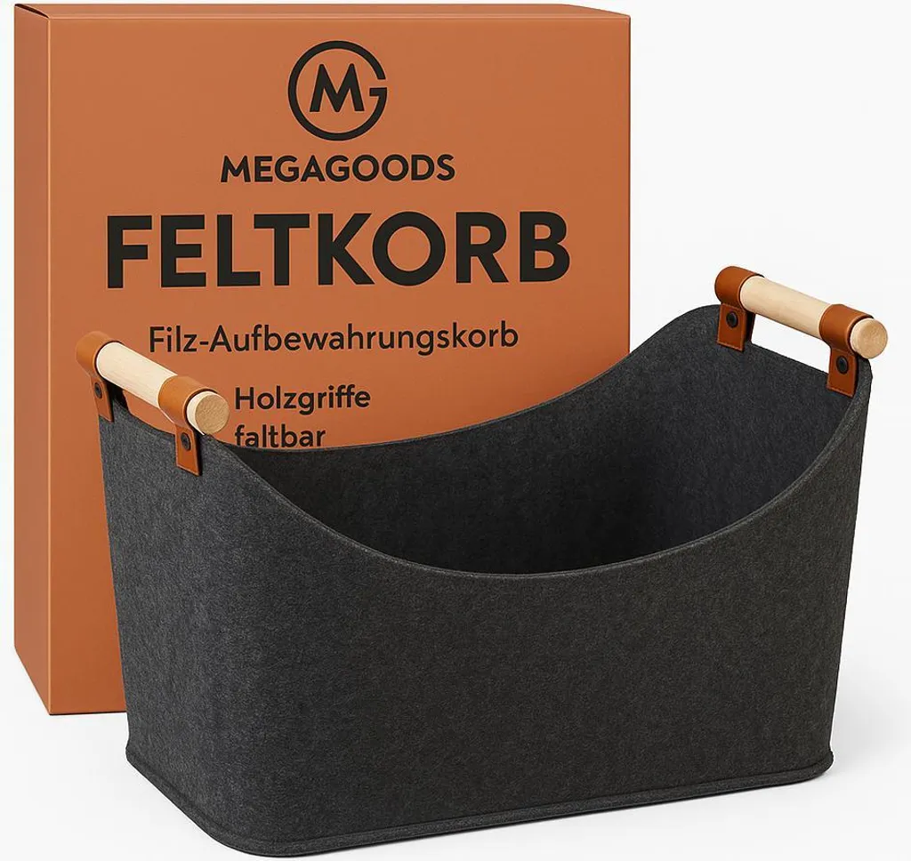Sac de transport bois de chauffage en feutre pour intérieur propre