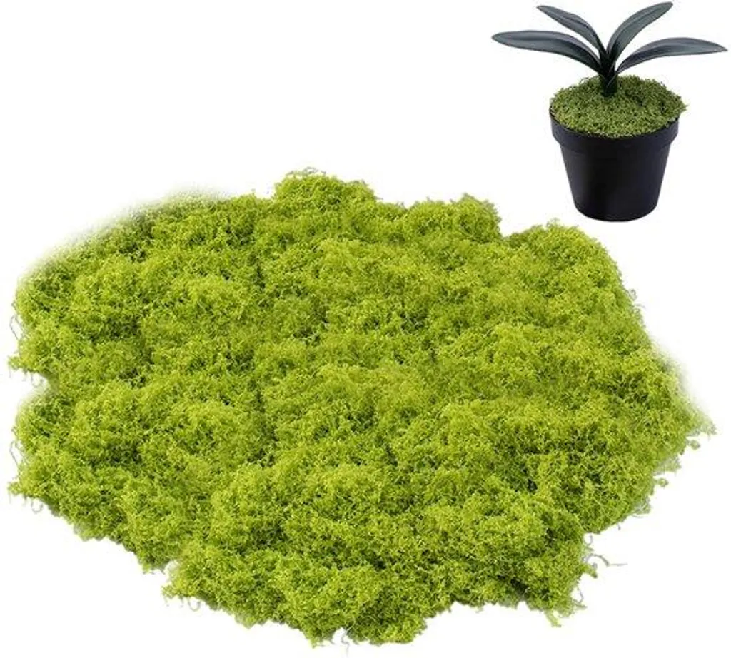 Mousse verte synthétique pour décoration florale et centre de table
