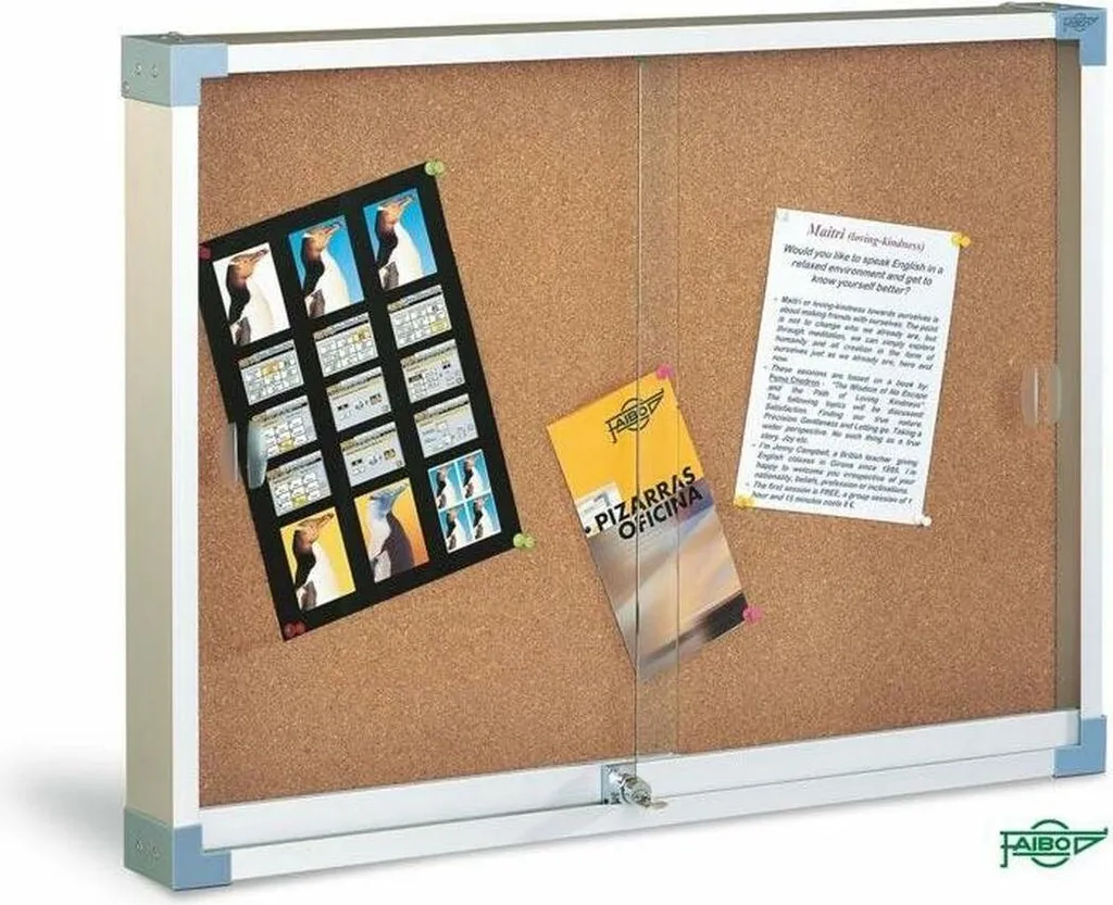 Tableau en liège 60x80 cm Faibo pour affichage de notes et documents