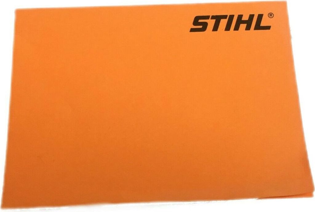 Stihl Notizzettel selbstklebend Haftpapier Block, Orange, 100 Blatt, 10,5 x 7,5 cm