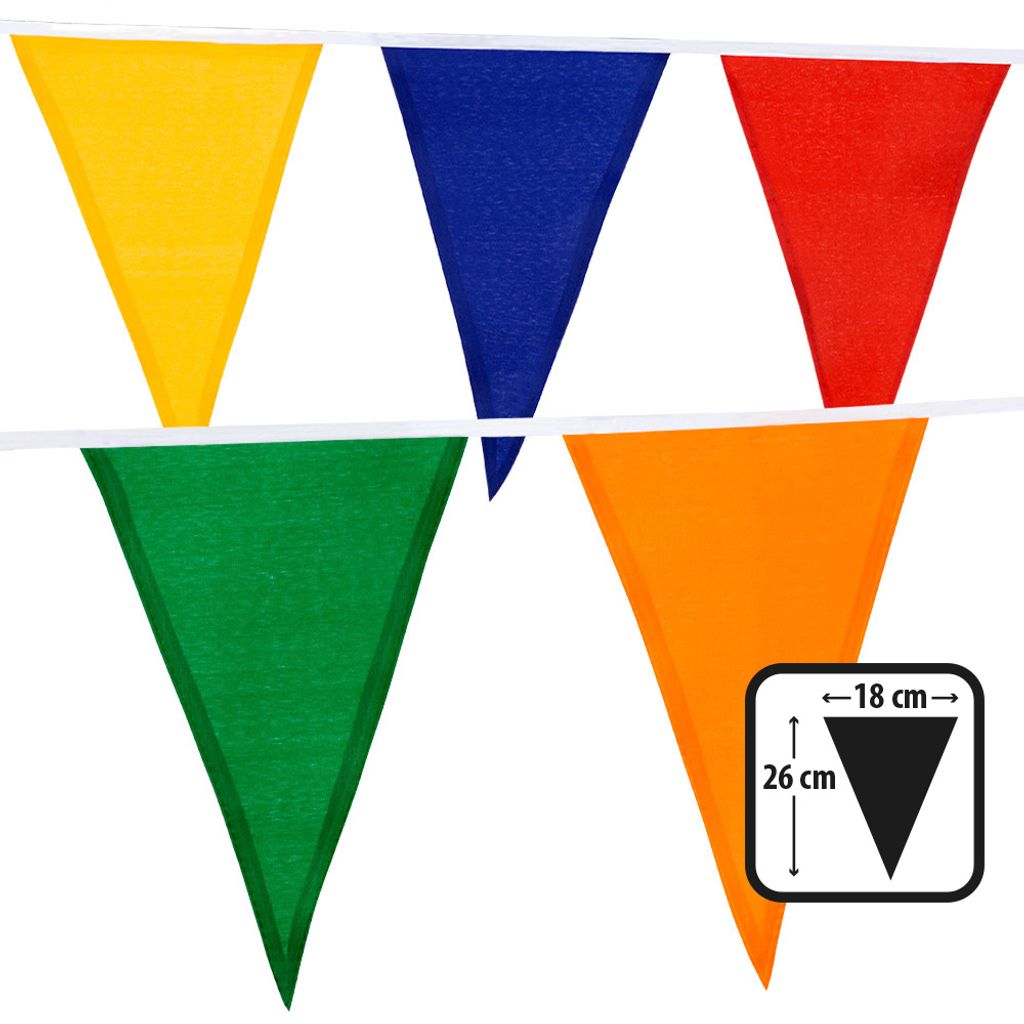 mini-Flaggenleine 10 Meter Polyester mehrfarbig Produktbild 2