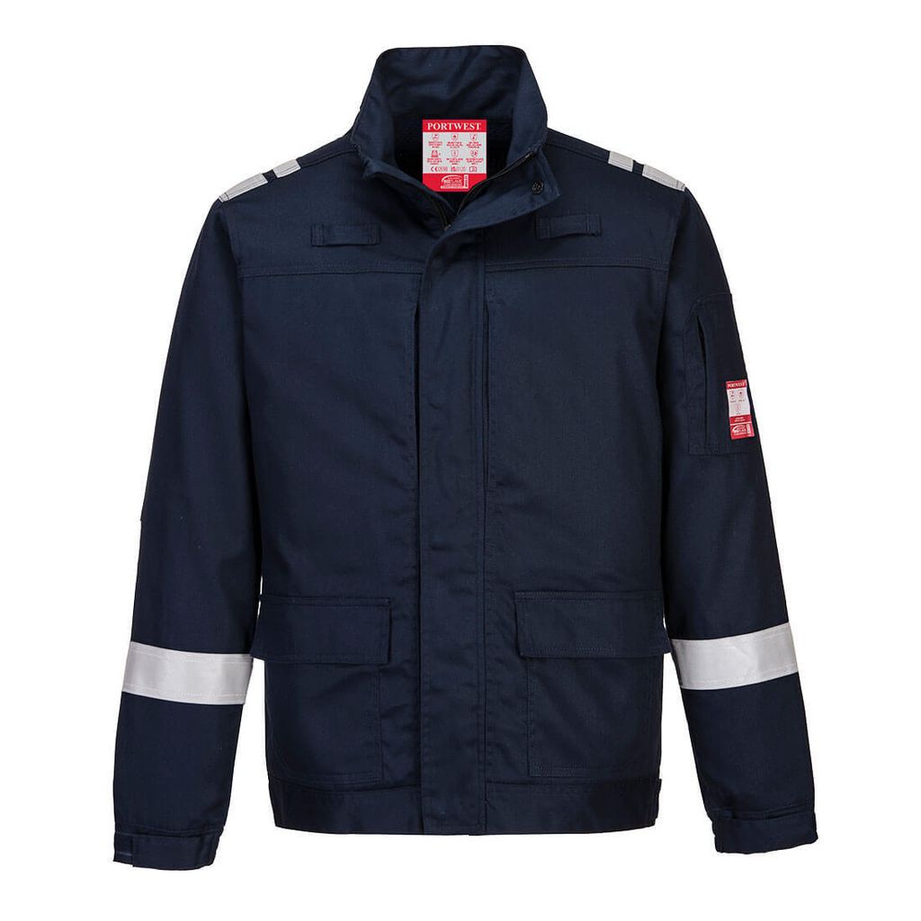 Portwest FR601 Leichte Bizflame Plus Jacke Navy Gr. M