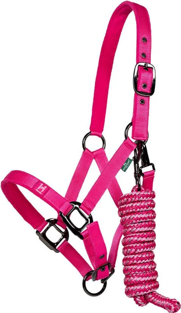 Horseware Newmarket Collare e guinzaglio, Taglia:Purosangue, Colore:Rosa Witney