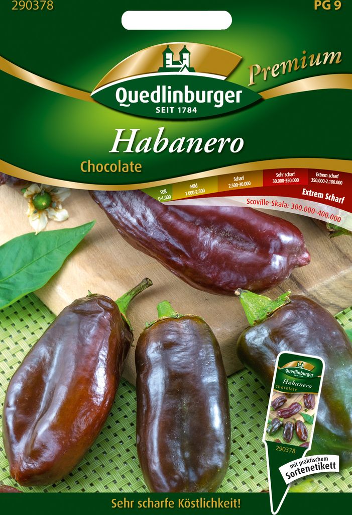 Quedlinburger Saatgut - Habanero Chocolate - Samen - 290378 Produktbild 