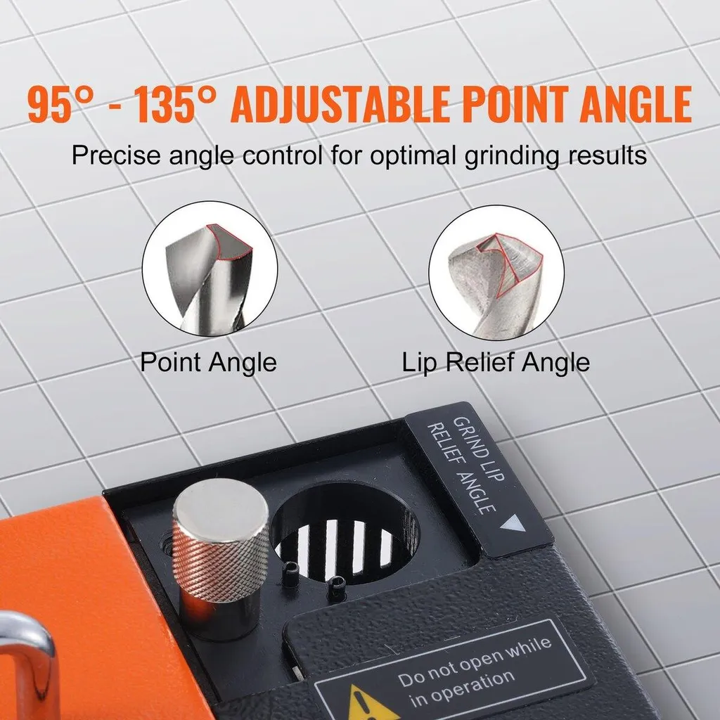 Affûteuse portable forets 3-13 mm avec angle réglable 95-135° et 11 pinces - 3