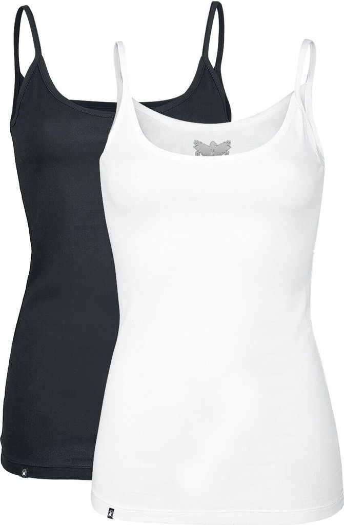 Black Premium by EMP Damen Doppelpack Tops mit dünnen Produktbild 