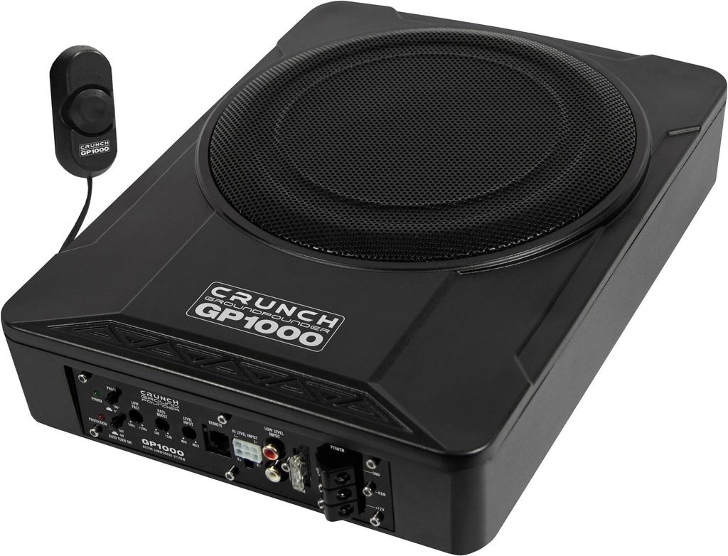 CRUNCH GROUNDPOUNDER Subwoofer attivo Bass Hifi 25cm GP1000 Immagine del prodotto 