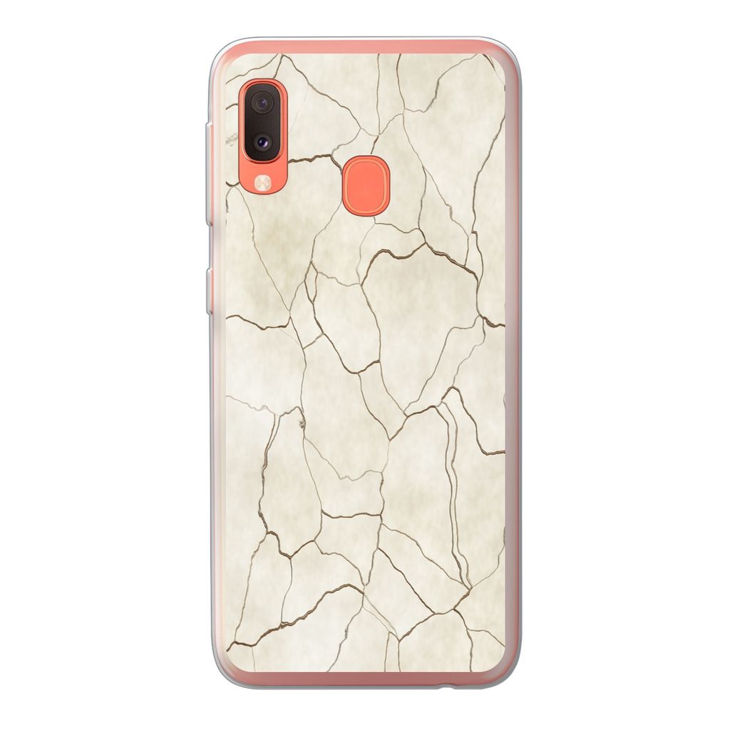 MuchoWow Handyhülle Schutzhülle Hülle für Samsung Galaxy A20e Marmor - Chic - Muster Silikon Softcase Handy Hülle - Abdeckung