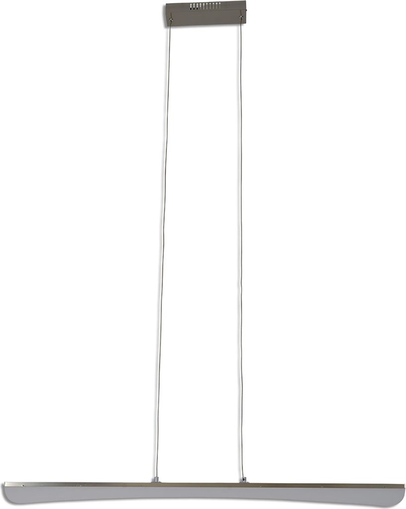 LED-Pendelleuchte Bones 2 / chrom