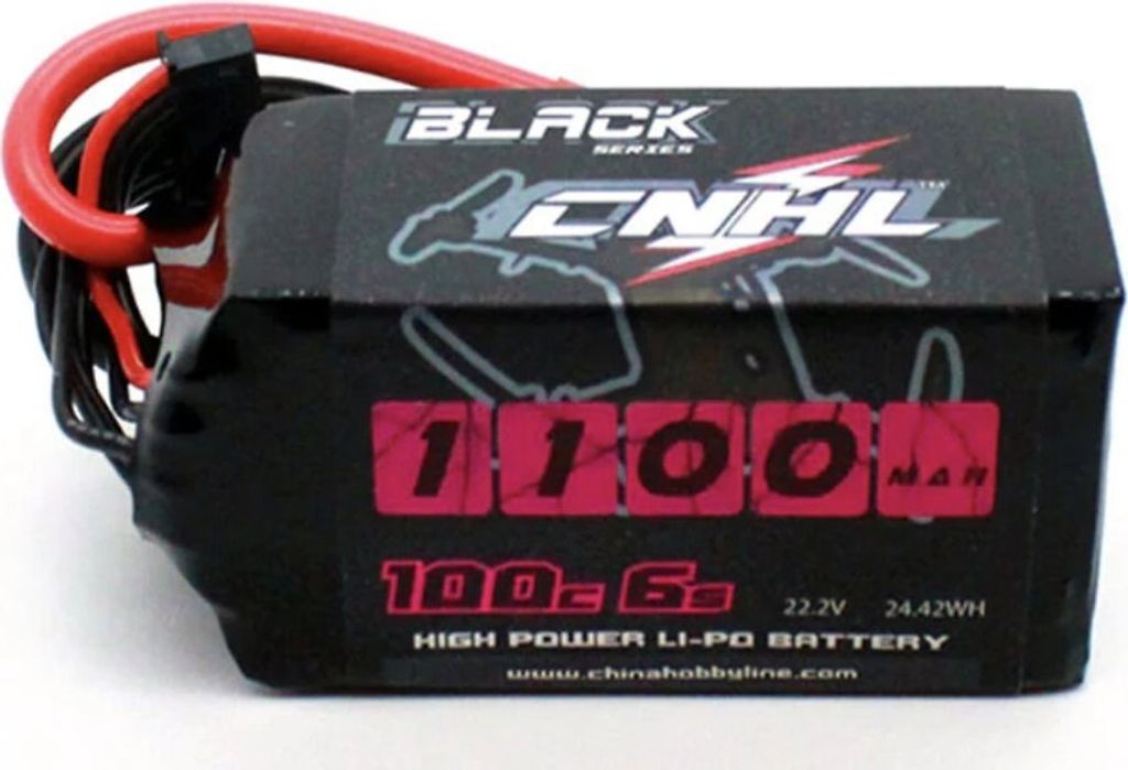 CNHL Black Series Lipo Akku 1100mAh 22.2V 6S 130C XT60 Produktbild 