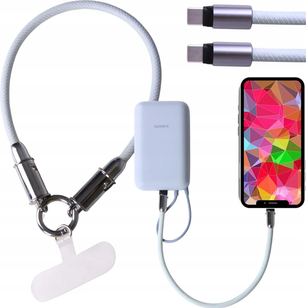 Câble USB C vers USB C Court Charge Rapide QC pour Samsung et iPhone 15