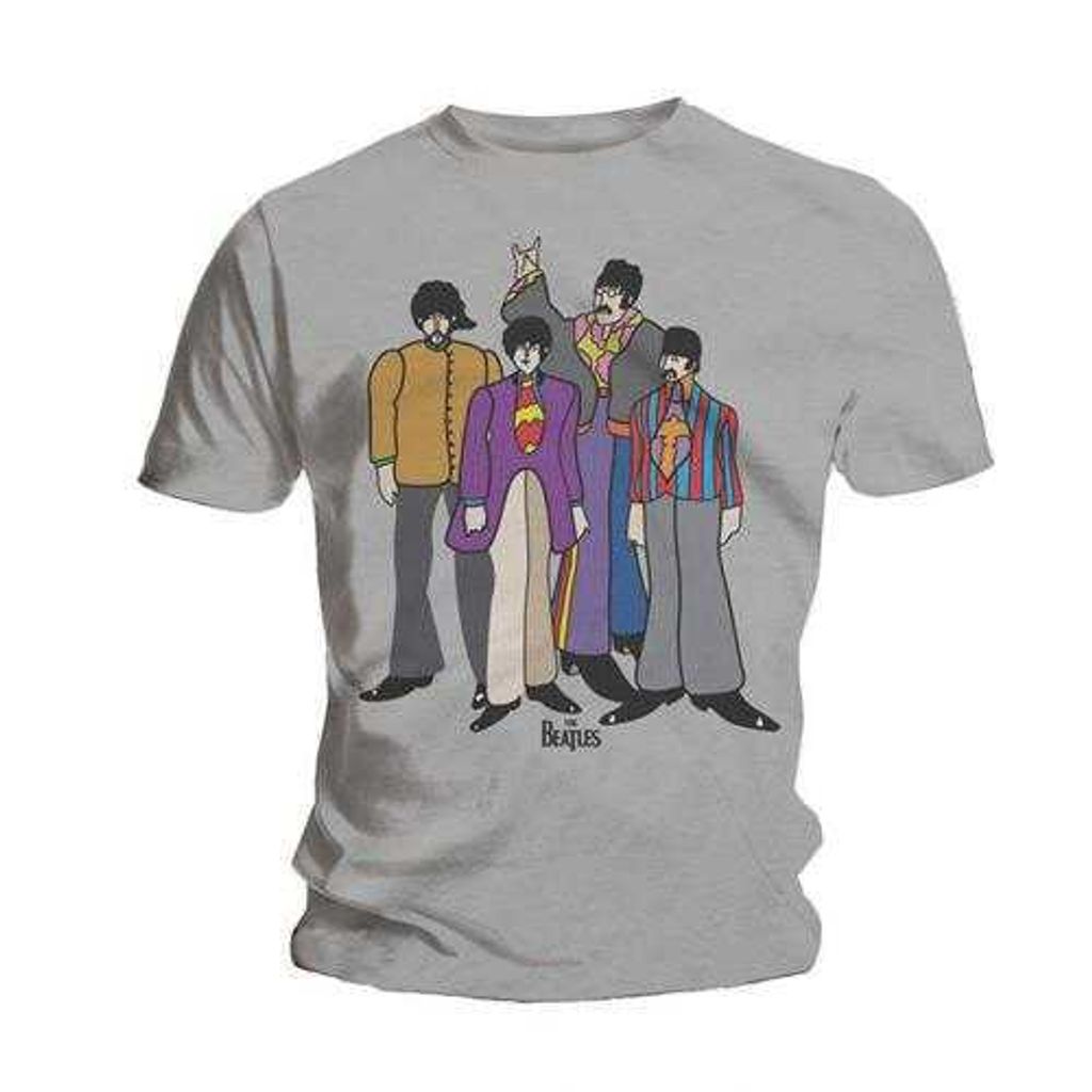 Die Beatles U-Boot Herren grau T Shirt: X large
