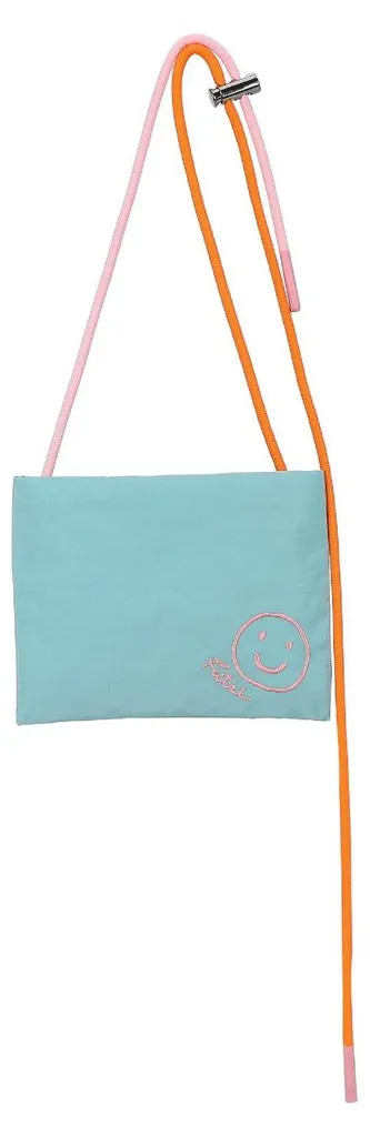 Sac bandoulière turquoise en similicuir souple Fritzi Me Cross