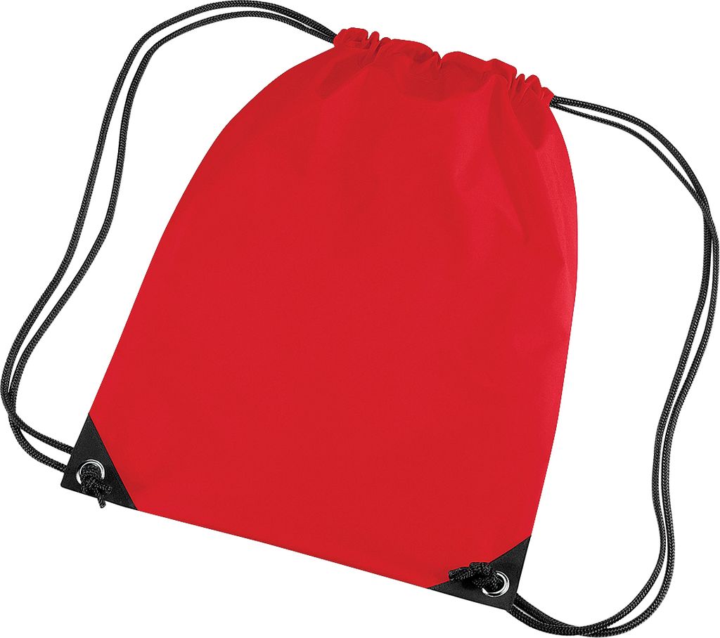 BagBase BG10 | Premium Gymsac Turnbeutel | 33 x 45 cm - Farbe: Classic Red - Größe: 33 x 45 cm