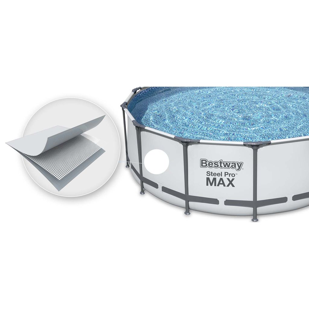 Steel Pro Max™ Frame Pool Komplett-Set, rund, mit Produktbild 37