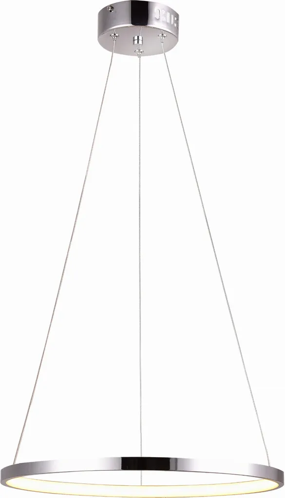 Lustre LED chrome Candellux LUNE pour un éclairage de salon élégant