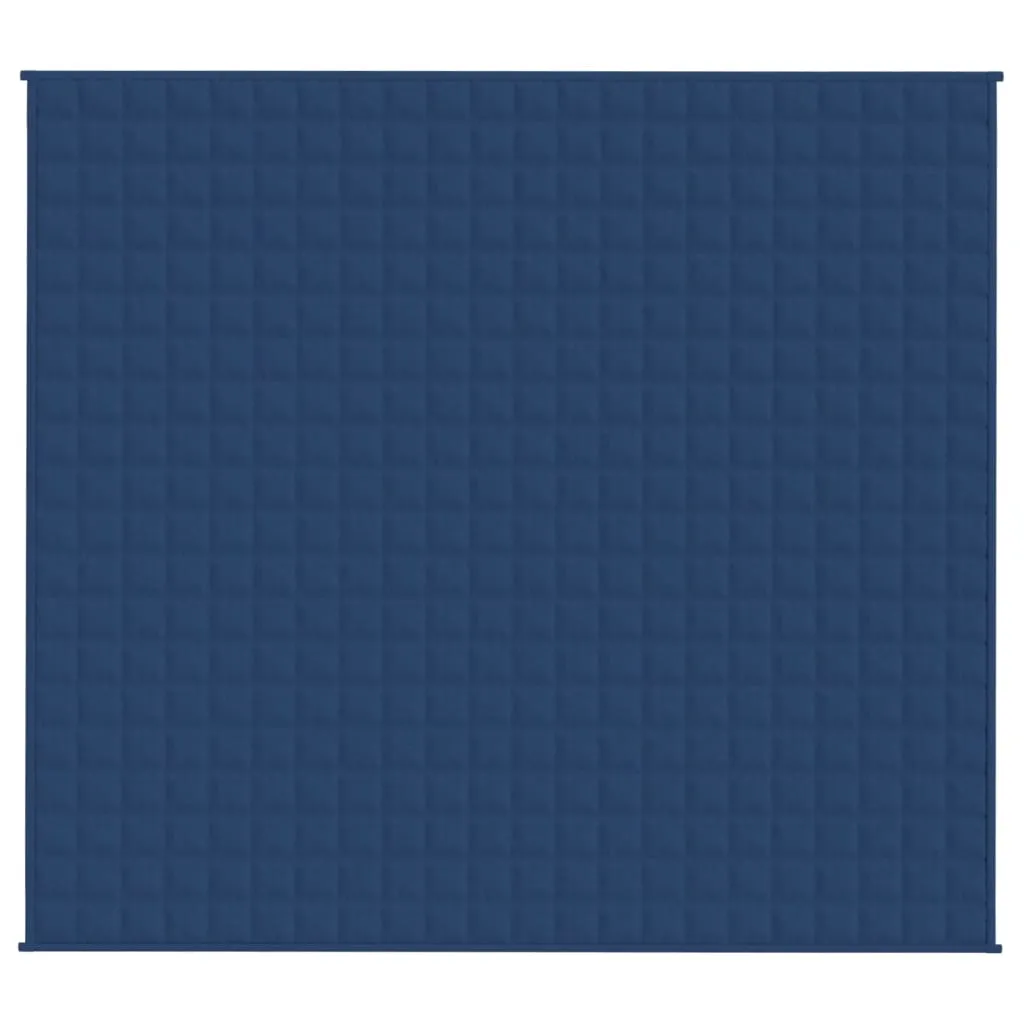vidaXL Coperta Pesata Blu 13kg - L'Eleganza del Comfort Profondo - 10