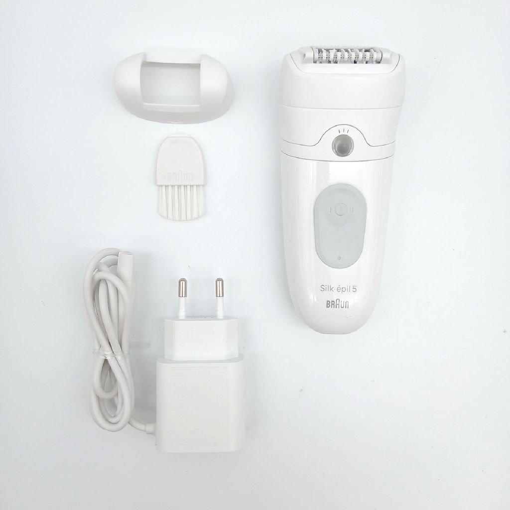 Braun Silk-épil 5 5-011, Weiß, MicroGrip, 0,5 mm, Akku, Produktbild 