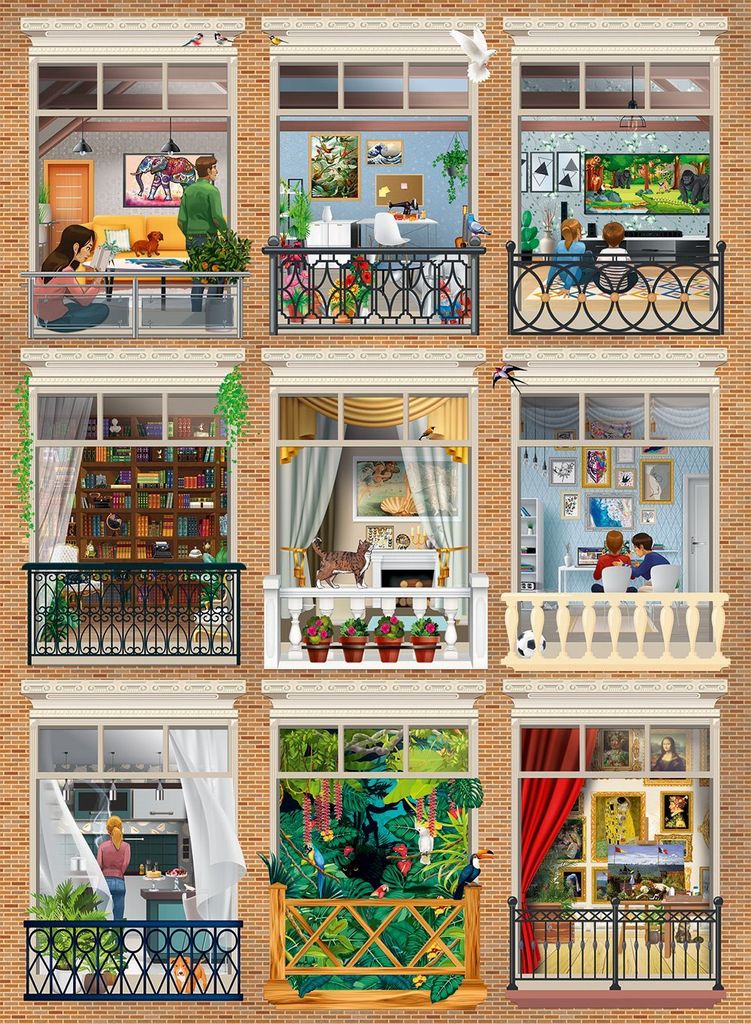 GRAFIKA Haus Interieur Puzzle 3000 Teile