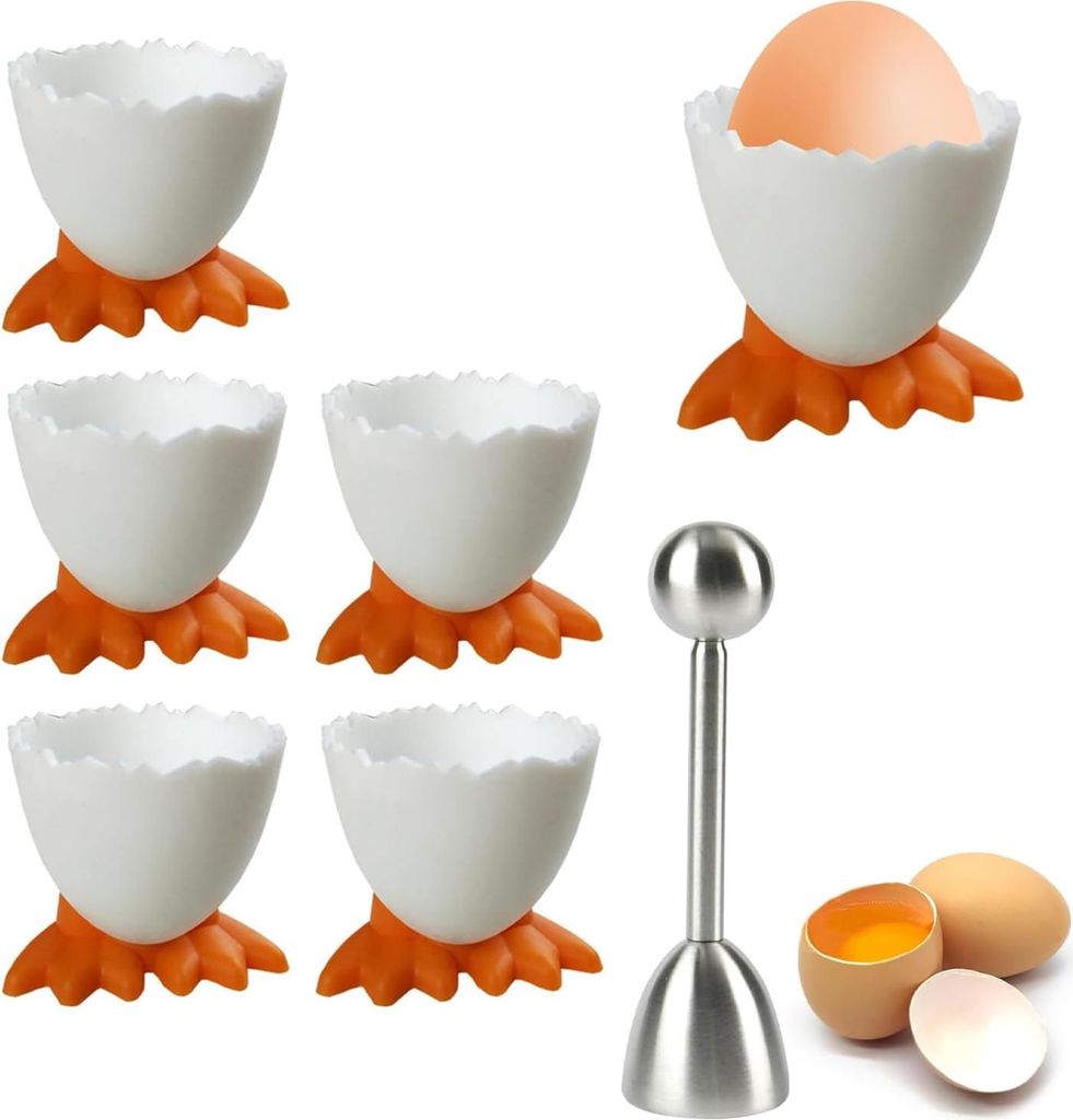 6-Piece Plastic Egg Tray - Individually Packed in OPP Bags