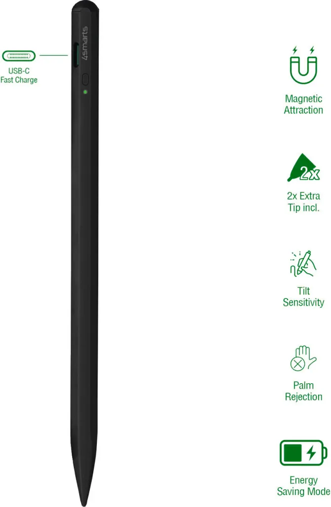Câble USB-C 4Smarts 540566 Anti-Casse pour Charge Rapide sans Coupure