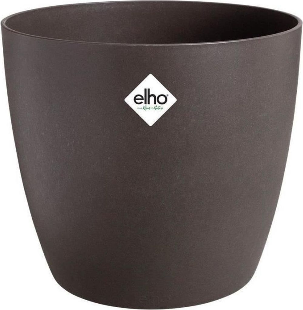 runde Blumentöpfe aus der Coffee Collection, Ø 14 x 12,6 cm, Ø 16 x 14,7 cm, Ø 18 x 16,8 cm – Braun