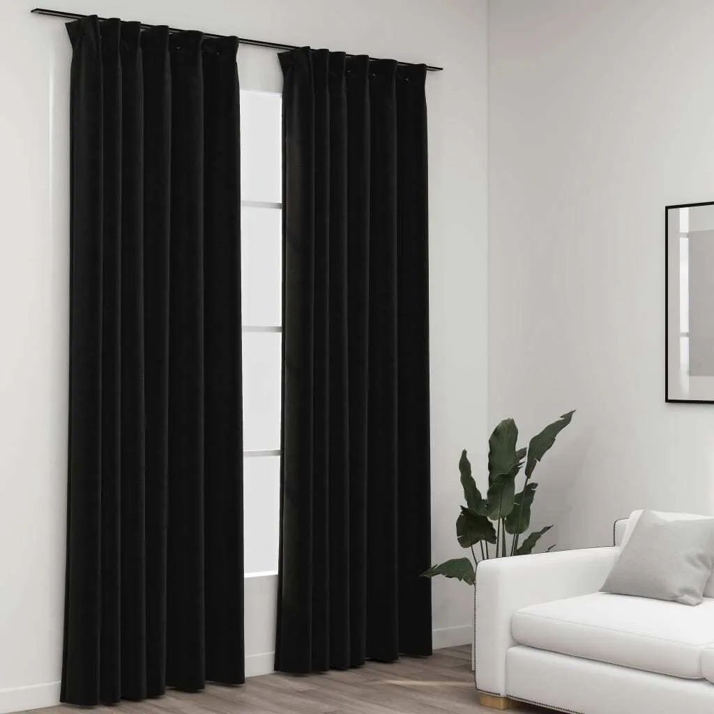 Tende Oscuranti Kgorge 127x233,7 Cm - 2 Pannelli - Fodere Con Triplo Tessuto E Ganci Inclusi