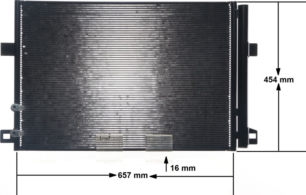 MAHLE AC 885 000S Kondensator Klimaanlage Klimakondensator für VW Amarok Pickup (2HA, 2HB, S1B, S6B, S7A, S7B) +Trockner