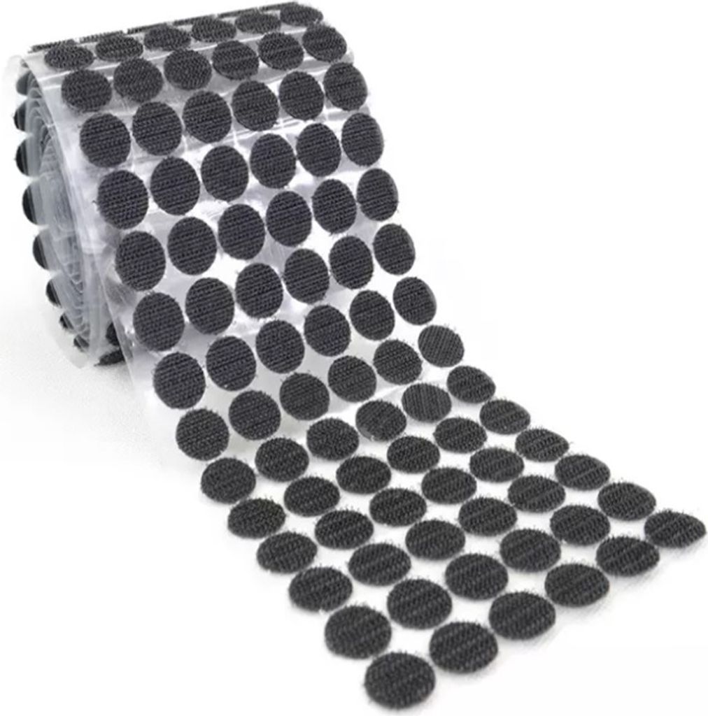 INF Ronde zelfklevende klittenbandstrips (1 cm), verpakking Productafbeelding 