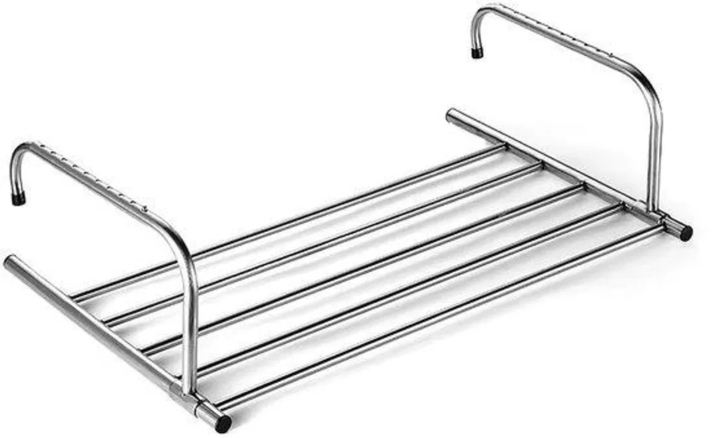 Fini le linge humide : séchoir extensible inox 42-73 cm gain de place