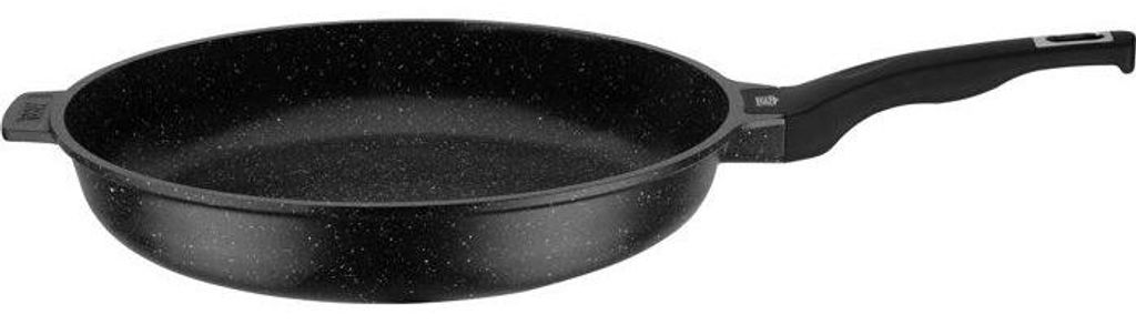 Bratpfanne – Geeignet für alle Herdarten, inklusive Induktion – – TITANIUM GRANIT Advanced – Ø 24 cm – Massives Aluminiumguss – PFAS-...