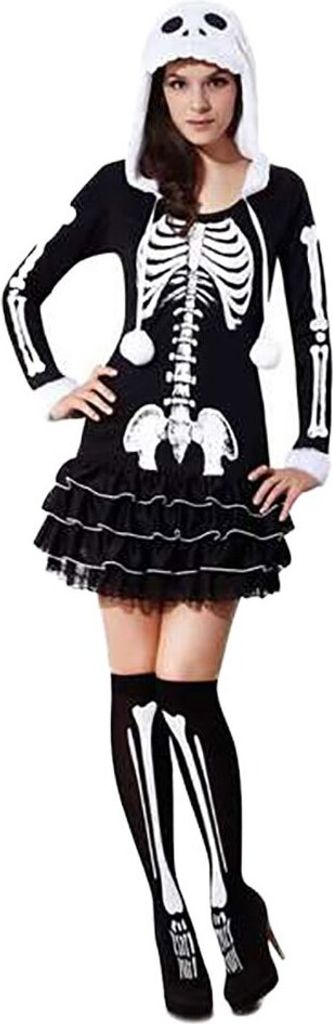 My Other Me - Disfraz de esqueleto descarada, para adultos, talla M-L (Viving Costumes MOM02272) VIVING COSTUMES