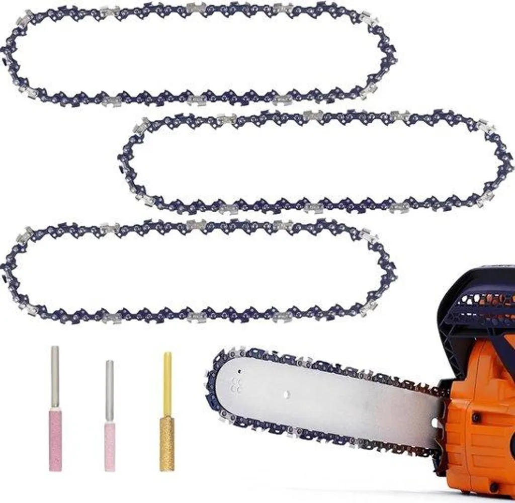 Chaîne de tronçonneuse 25cm 40 maillons idéale pour élagage et jardinage