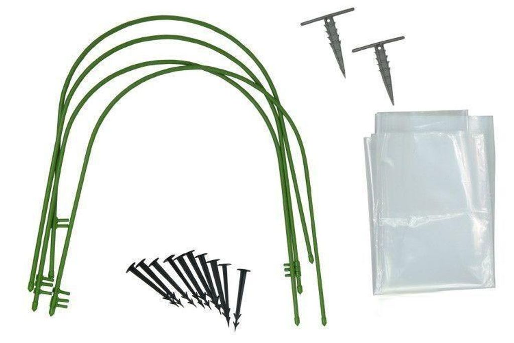 Mini Garten Gewächshaus Folie Tunnel Gartenstangen Folie Produktbild 4