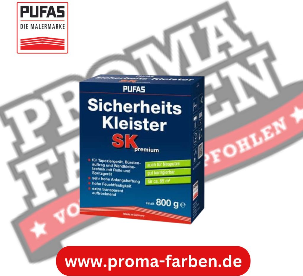 Pufas Sicherheitskleister 800g 22902000 Produktbild 