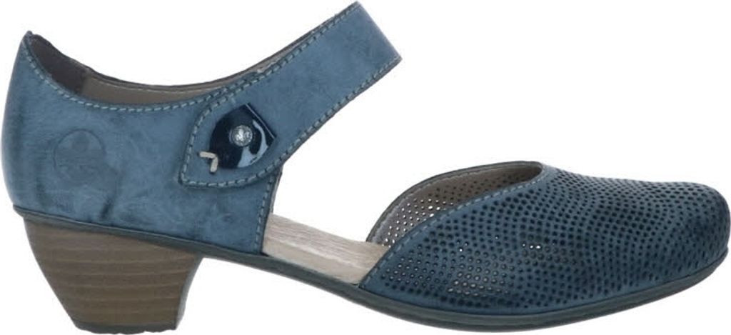 Rieker Komfort Pumps Damen 31353133353630 Blau 40 EU Produktbild 13
