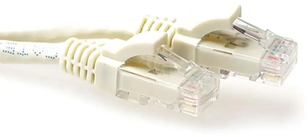 Câble RJ45 CAT6 25m Anti-Arrachement Ivoire - Fini les Clips Cassés