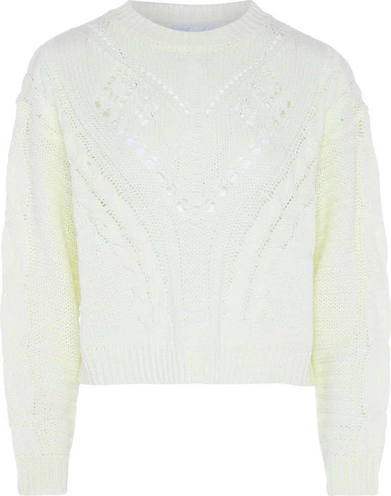 blonda damen pullover - wollweiss, XS/S