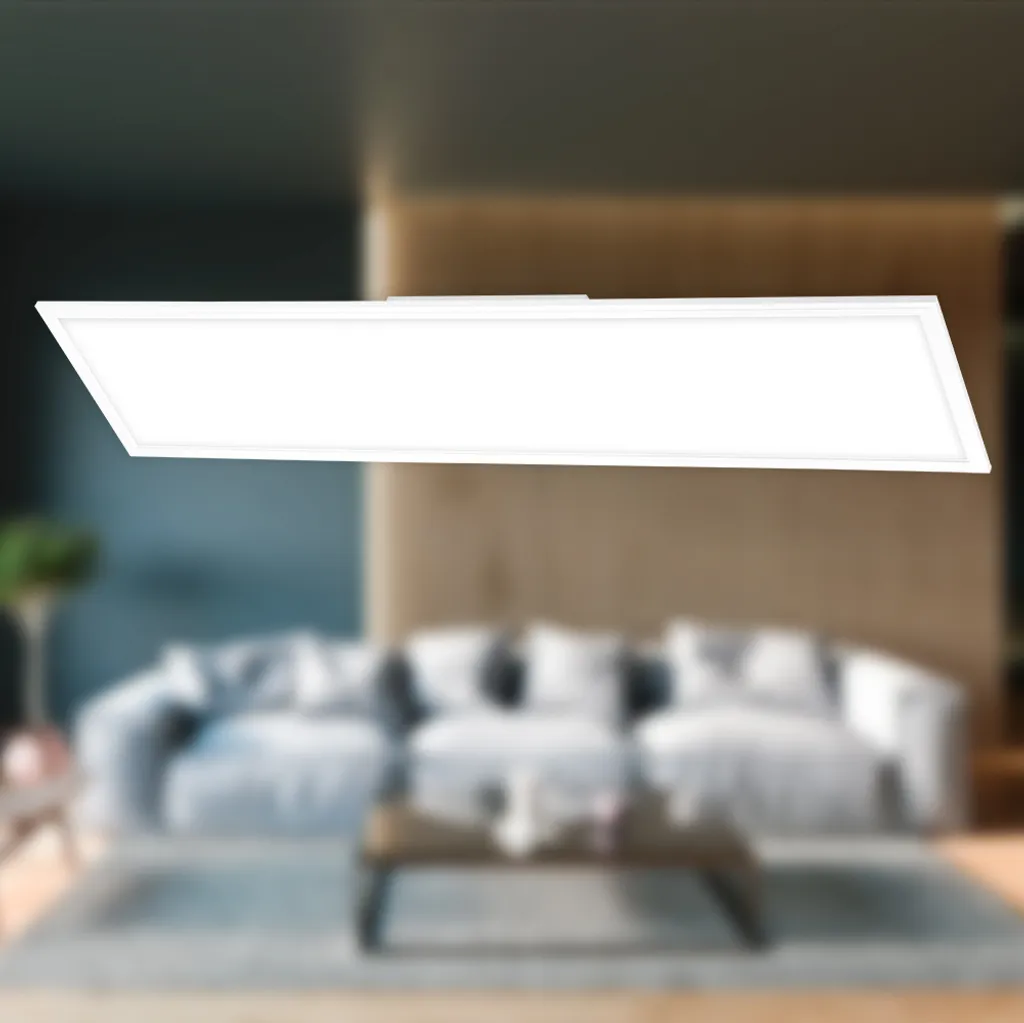 Panneau LED Briloner Leuchten Simple 38W 4100lm 120x30cm Blanc - 11