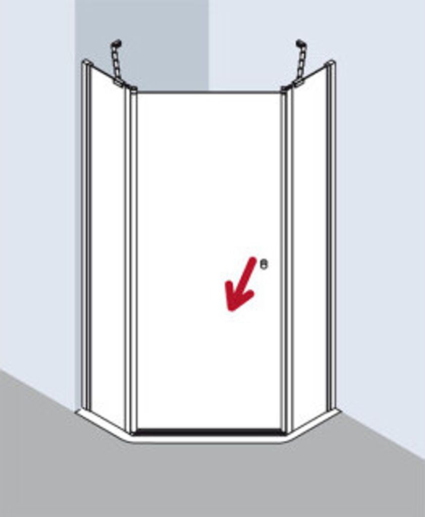 Kermi I234L090201UK Fünfeck Ibiza 2000 34L 0900x