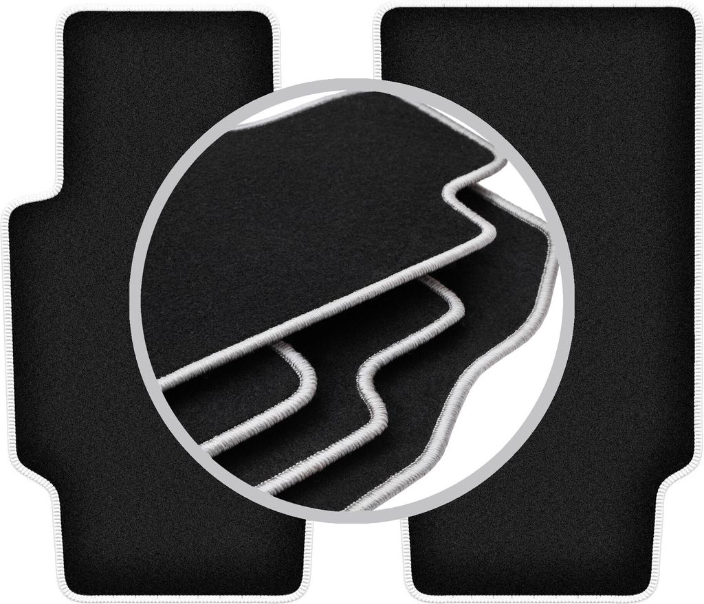 CARLUX-SILVER Autofußmatten für: BMW Z8 0 (2000-2003)