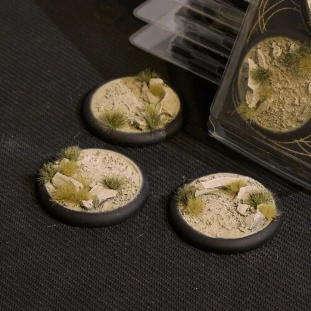 Socles Gamers Grass 50 mm Steppe Aride : Finissez vos Figurines Vite
