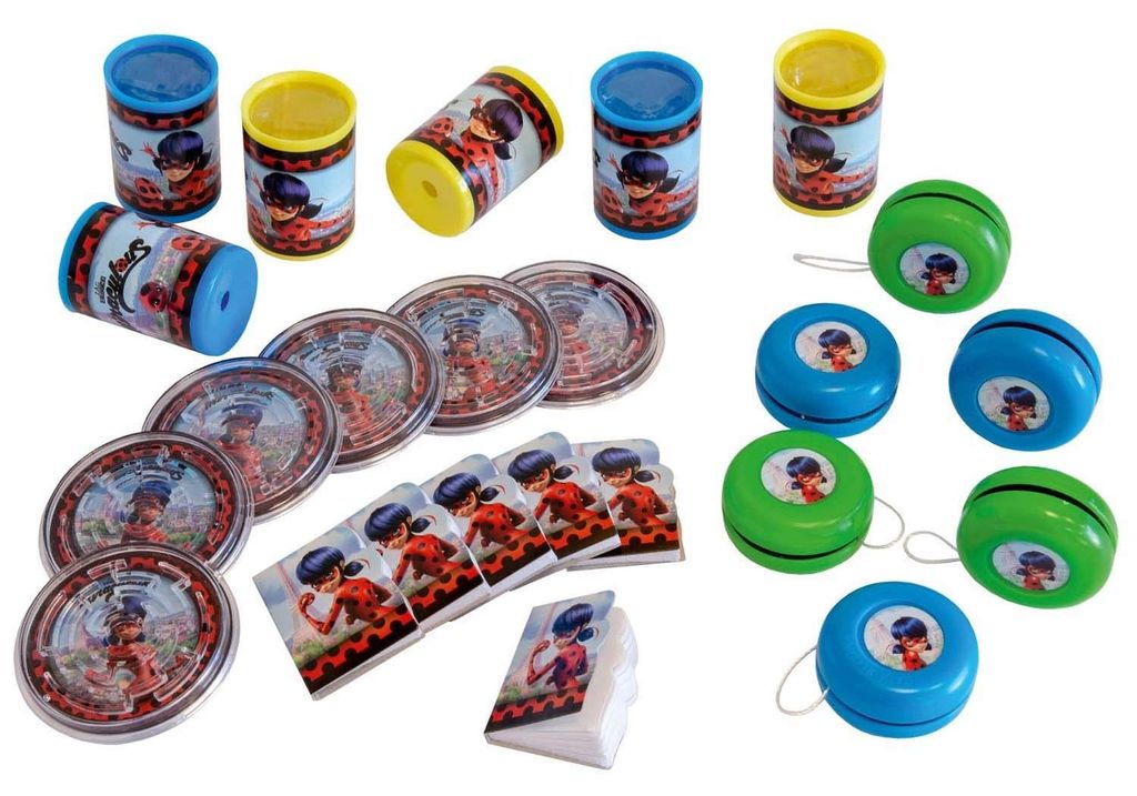 Set regalo coccinella per bambini 24 pezzi colorati - Immagine del prodotto 