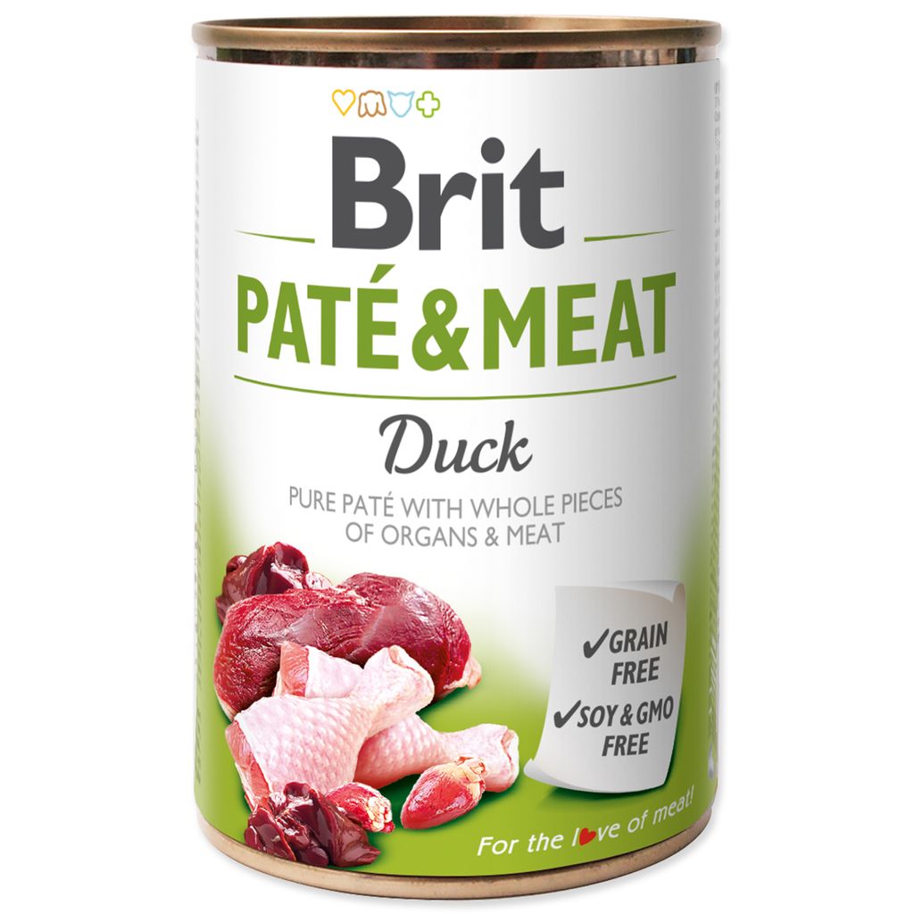 BRIT Pate&Meat Duck mokra karma dla psa z kaczką 400g Zdjęcie produktu 