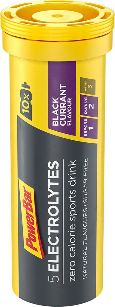 PowerBar 5 Electrolytes 10 tabliet čierna ríbezľa / Obrázok produktu 