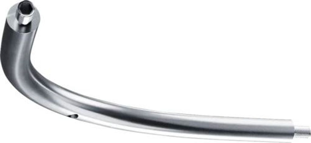 Burschberg Duschvorhangbogen 10 mm edelstahl gebürstet