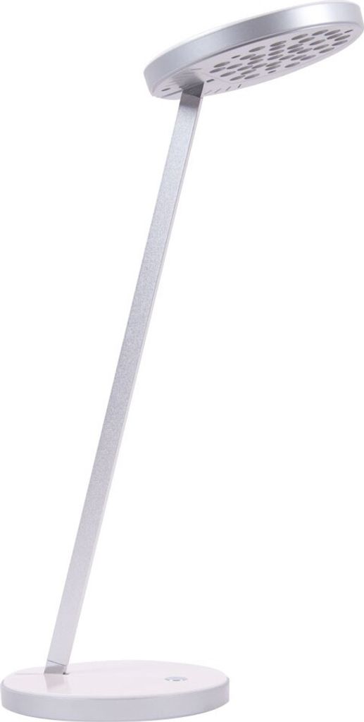 LED Brilliant Tischleuchte Schreibtischleuchte Schreibtischlampe Silber Lampe G92939/05