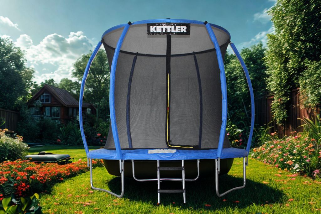 KETTLER Outdoor Trampolin JUMP 244, Farbe:Grau