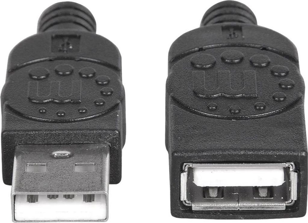 Prodlužovací kabel Manhattan USB-A na USB-A, 1 m, Obrázek produktu 