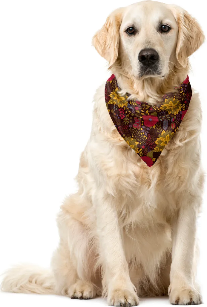 Morbida Bandana Botanica ABAKUHAUS 55x55 cm - Comfort per il tuo Pet